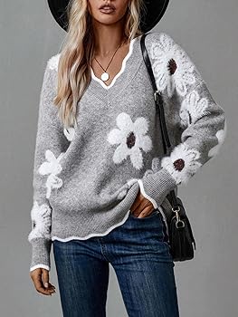 トップス Scallop Cut Knitted Pullover Mame Kurogouchi(マメ) Scallop Cut Knitted Pullover